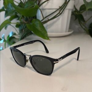 Persol Black Sunglasses - Typewriter Edition